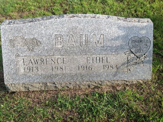 The Baum Headstone