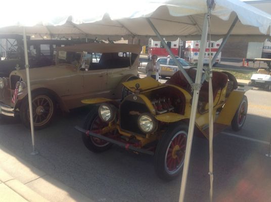 Howard County Automotive Hall of Fame tent.